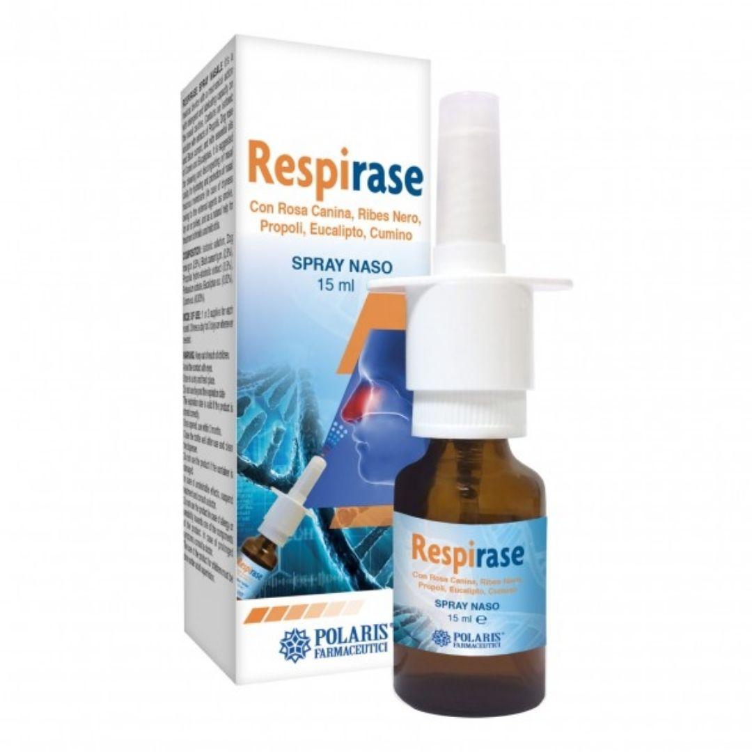 Polaris Respirase Spray Nasale Con Rosa Canina, Eucalipto e Propoli 15 ml