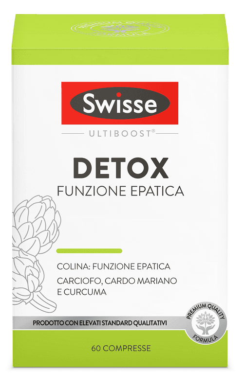 Swisse Detox Funzione Epatica Integratore Alimentare 60 Compresse
