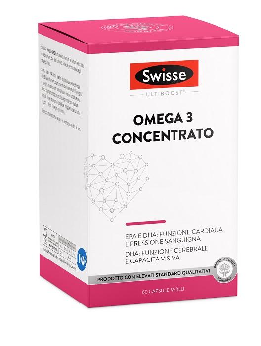 Swisse Omega3 Concentrato Integratore per la Funzione Cardiaca 60 Capsule