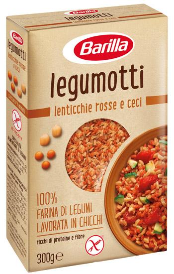 Barilla Legumotti di Lenticchie Rosse e Ceci, 300 g