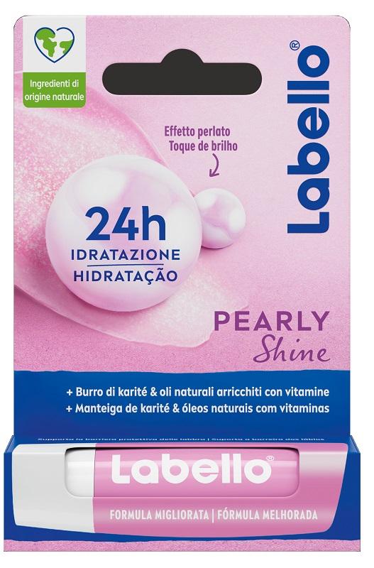 Labello Pearly Shine con Estratti di Perla Seta e Oli Naturali 5,5 ml