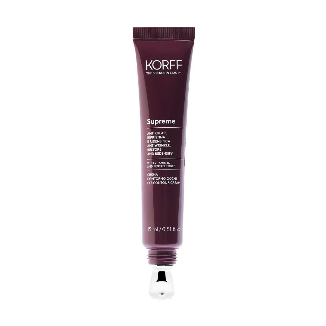Korff Supreme Crema Contorno Occhi Antirughe Ridensificante 15 ml