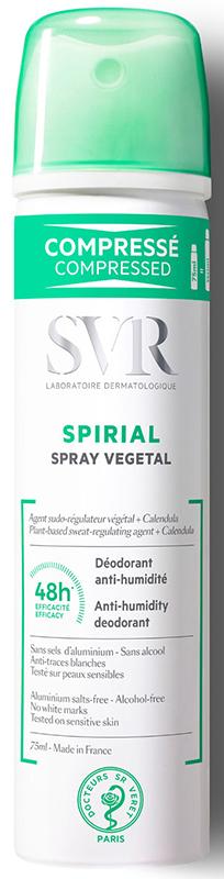 SVR Spirial Spray Vegetal Deodorante Anti-Umiditร Corporea 48h 75 ml