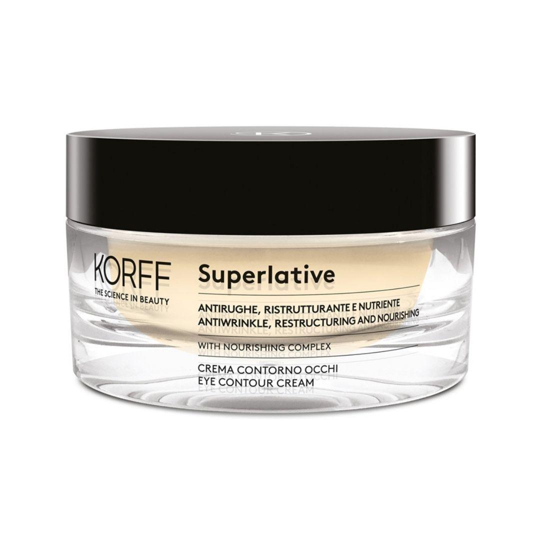 Korff Superlative Crema Contorno Occhi Antirughe Nutriente 15 ml