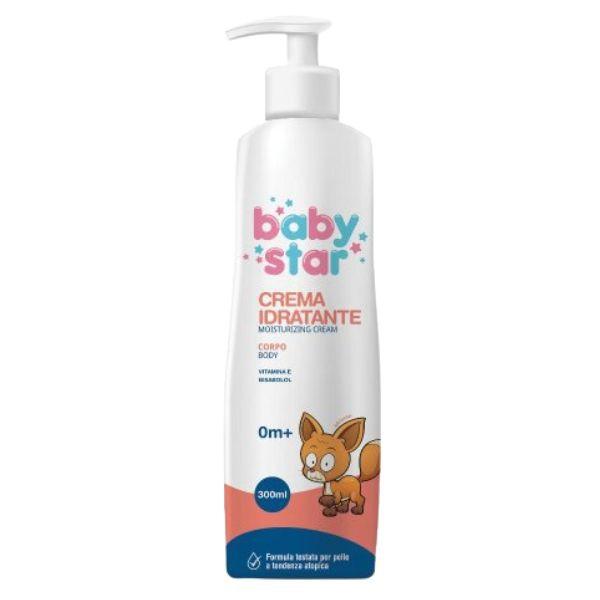 Babystar Crema Idratante Delicata e Protettiva Per Pelli Secche 0m+ 300 ml