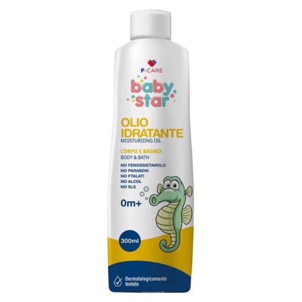 Babystar Olio Per Il Corpo e Per Il Bagno Nutriente e Delicato 0m+ 300 ml