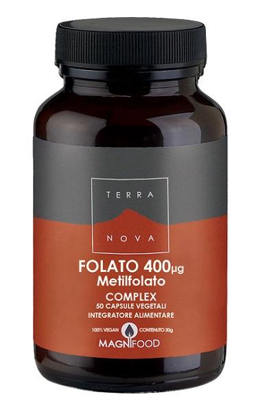 Folato 400ug Complex Integratore di Folato 50 Capsule
