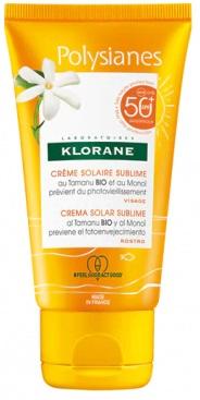 Klorane Polysianes Crema Solare Sublime Spf50 Tamanu Bio Monoi Viso Corpo 50 ml