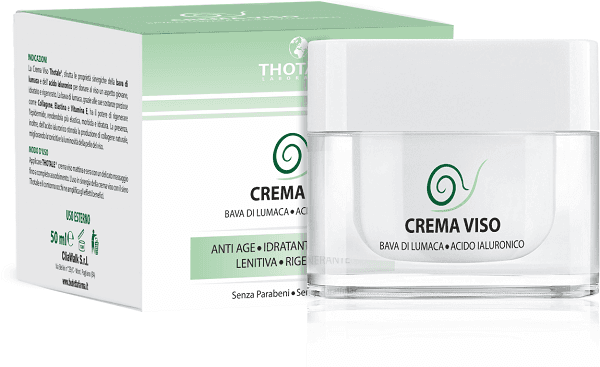 Thotale Crema Viso Alla Bava Di Lumaca E Acido Ialuronico Anti Age 50 ml