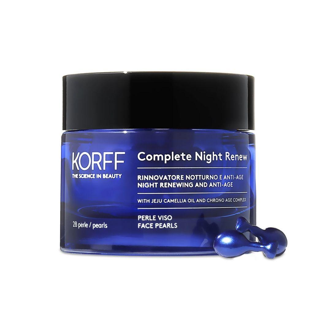 Korff Complete Night Renew Perle Viso Rinnovatrici Antiage 28 Perle