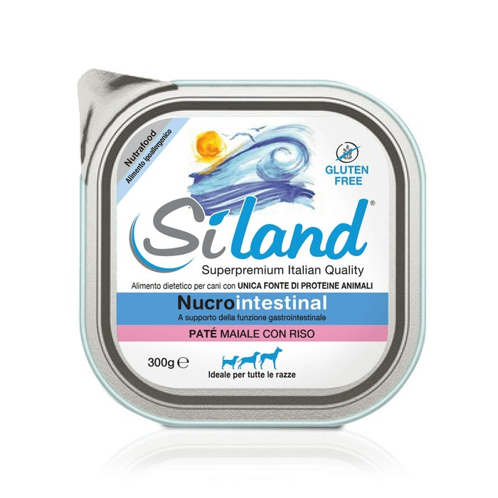 Siland Nucrointestinal Umido Maiale/Riso Per Cani 300g