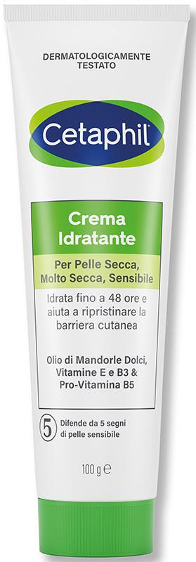 Cetaphil Crema Idratante per Pelle Secca e Sensibile, 100 g