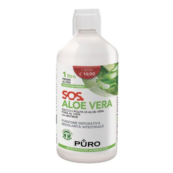 Uragme Forhans Puro Aloe Vera Succo E Polpa 100% + Baobab 1 Litro