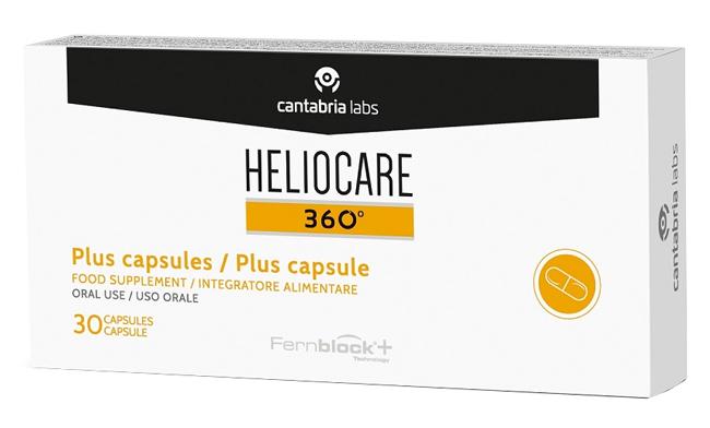 Heliocare Capsule 360 Plus Integratore Fotoprotettore da 30 Capsule Vegane