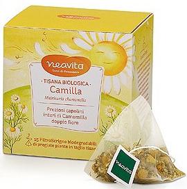 Neavita Camilla Tisana Biologica alla Camomilla 15 Filtroscrigno