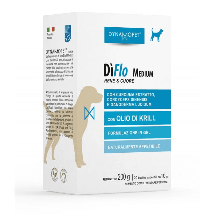 Diflo Medium Benessere Cuore/Rene Cani Taglia Media 20 Bustine