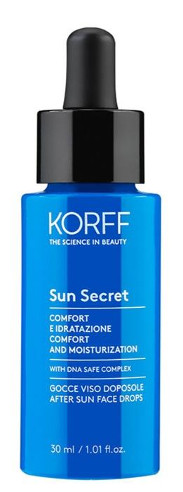 Korff Sun Secret Gocce Viso Doposole Idratanti E Riparatrici 30 ml
