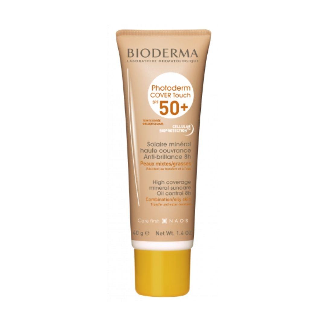 Bioderma Photoderm Cover Touch SPF50+ Protezione Tonalità Dorata 40 g