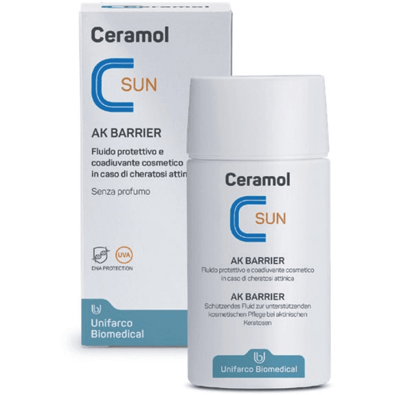 Ceramol Sun Ak Barrier Fluido Protettivo Senza Profumo 50 ml