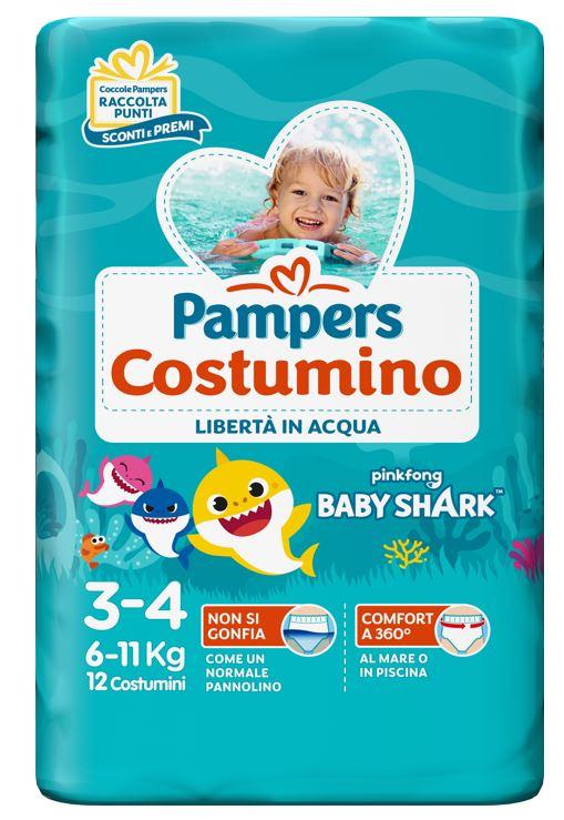 Pampers Costumino Midi Pannolini per Bambini Confezione da 12