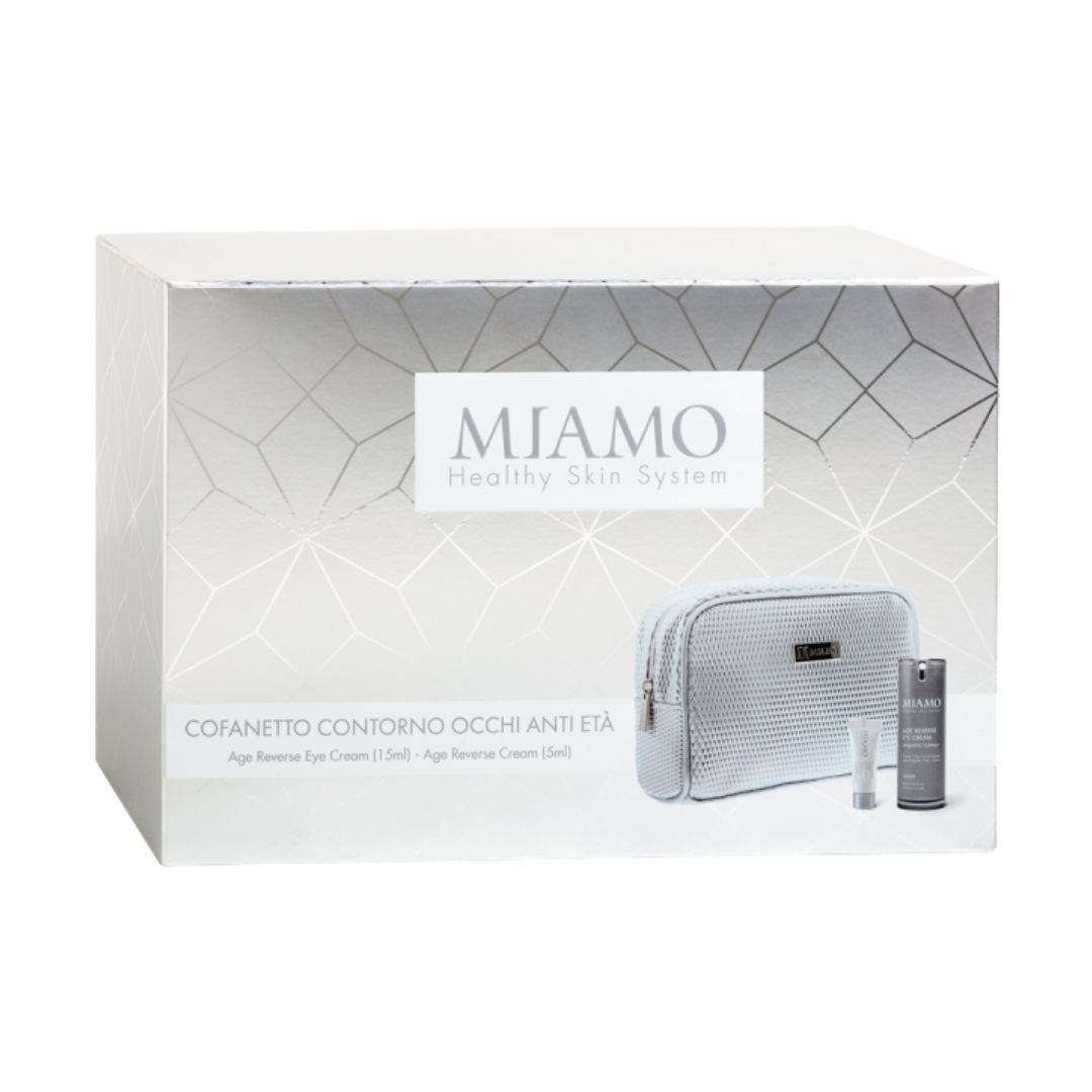 Miamo Cofanetto Age Reverse Contorno Occhi 15 ml + Crema Viso 5 ml + Pochette