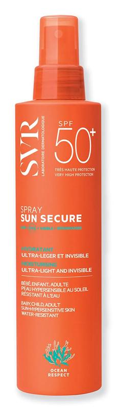 Laboratoires Svr Sun Secure Spray Solare Idratante Invisibile SPF50+ 200 ml