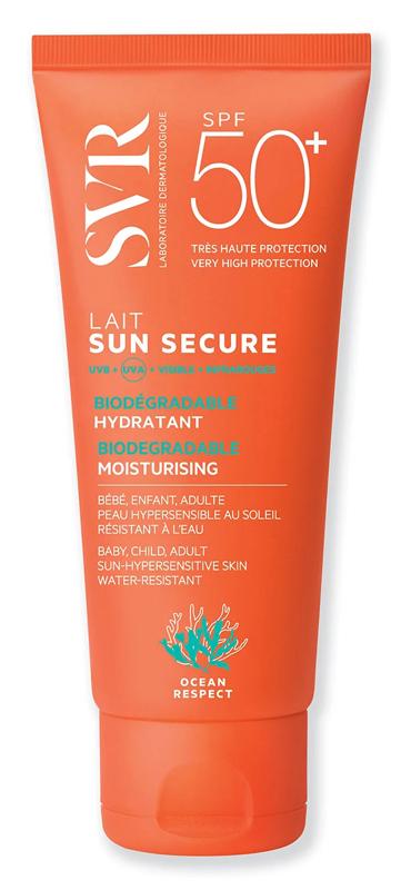 Laboratoires Svr Sun Secure Latte Solare Idratante SPF50+ Adulti e Bambini 100ml