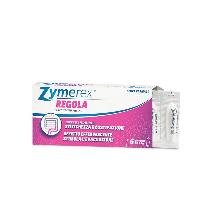 Zymerex Regola Supposte 6 Pezzi