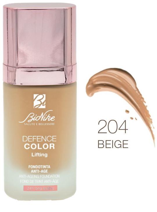 Bionike Defence Color Lifting Fondotinta Anti-Age 204 Beige 30 ml