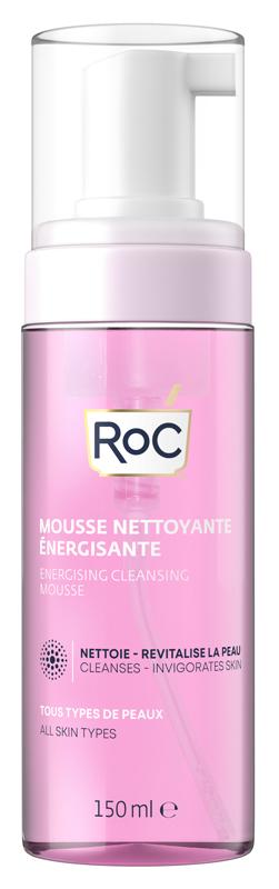 Roc Mousse Viso Detergente Energizzante per Tutti i Tipi di Pelle 150 ml