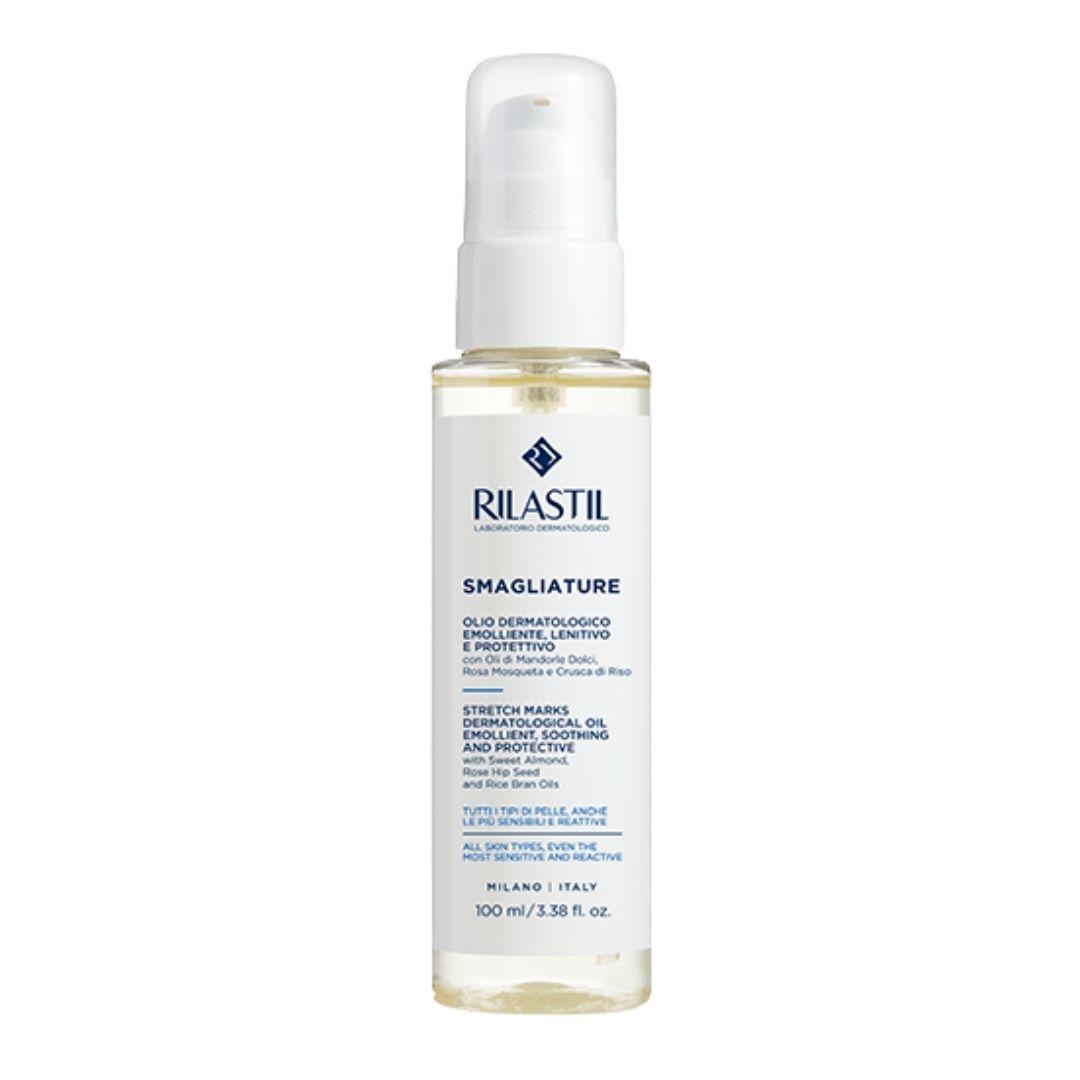 Rilastil Smagliature Olio Dermatologico Emolliente Lenitivo e Protettivo 100 ml
