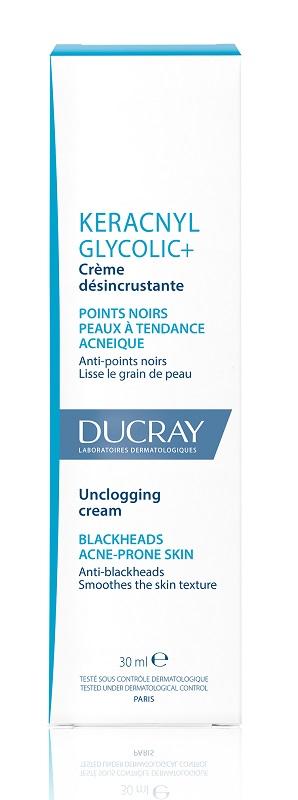 Ducray Keracnyl Glycolic+ Crema Viso Purificante per Pelle Acneica 30 ml