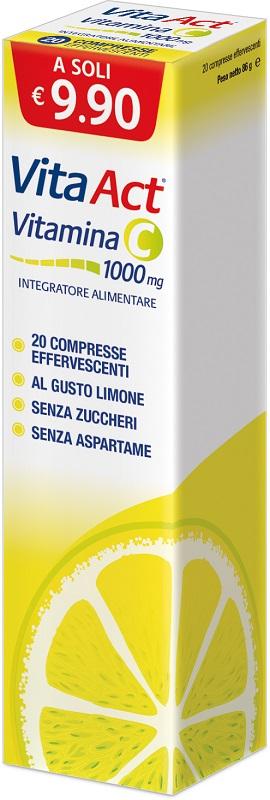 Vitamina C Act 1000 Integratore Sistema Immunitario 20 Compresse Effervescenti