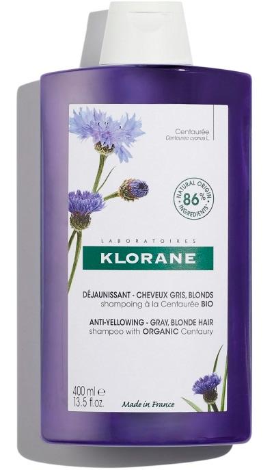 Klorane Shampoo alla Centaurea Riflessi Argentati Anti-Ingiallimento 200 ml
