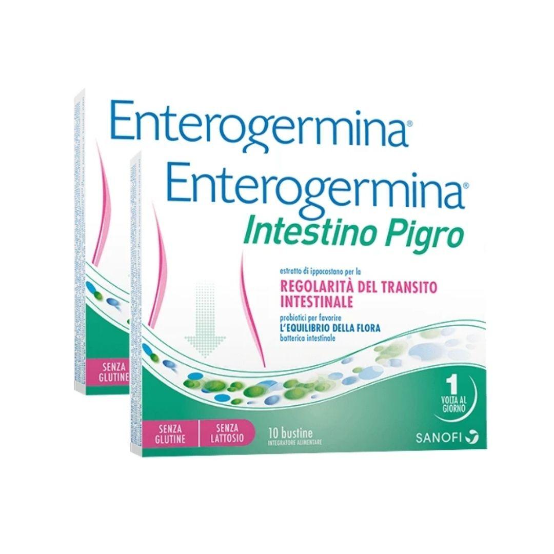 Enterogermina Intestino Pigro Integratore Regolaritร Intestinale 10+10 Bustine