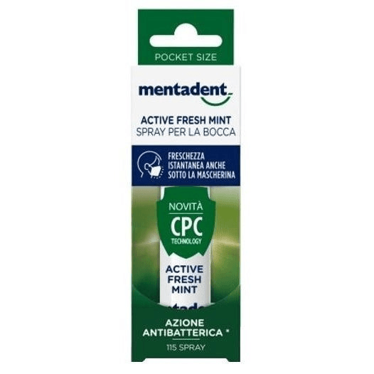 Mentadent Active Fresh Mint Spray Per Bocca 15ml