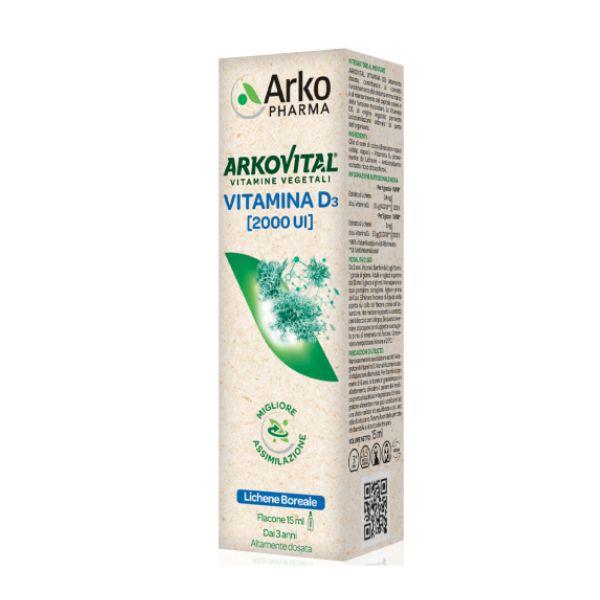 Arkopharma Arkovital Vitamina D3 2000UI 15 ml