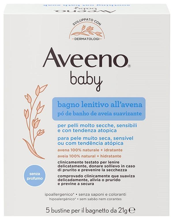 Aveeno Baby Colloidal Active Naturals Baby Polvere Da Bagno 5 Buste