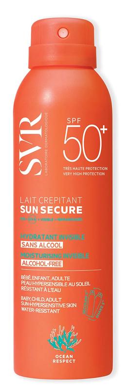Laboratoires Svr Sun Secure Latte Solare Idratante Scoppiettante SPF50+ 200 ml