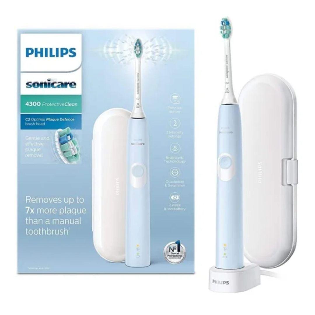 Philips Sonicare Protective Clean 4300 Light blue Spazzolino Elettrico