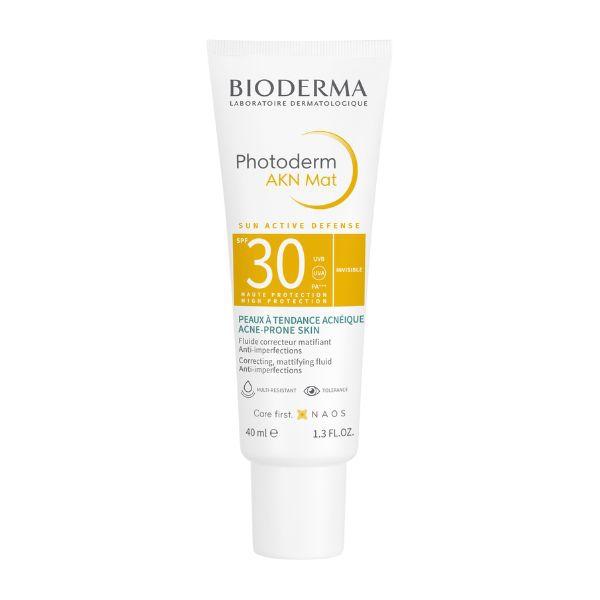 Bioderma Photoderm AKN Mat Elevata Protezione Pelli Miste e Grasse SPF30 40 ml