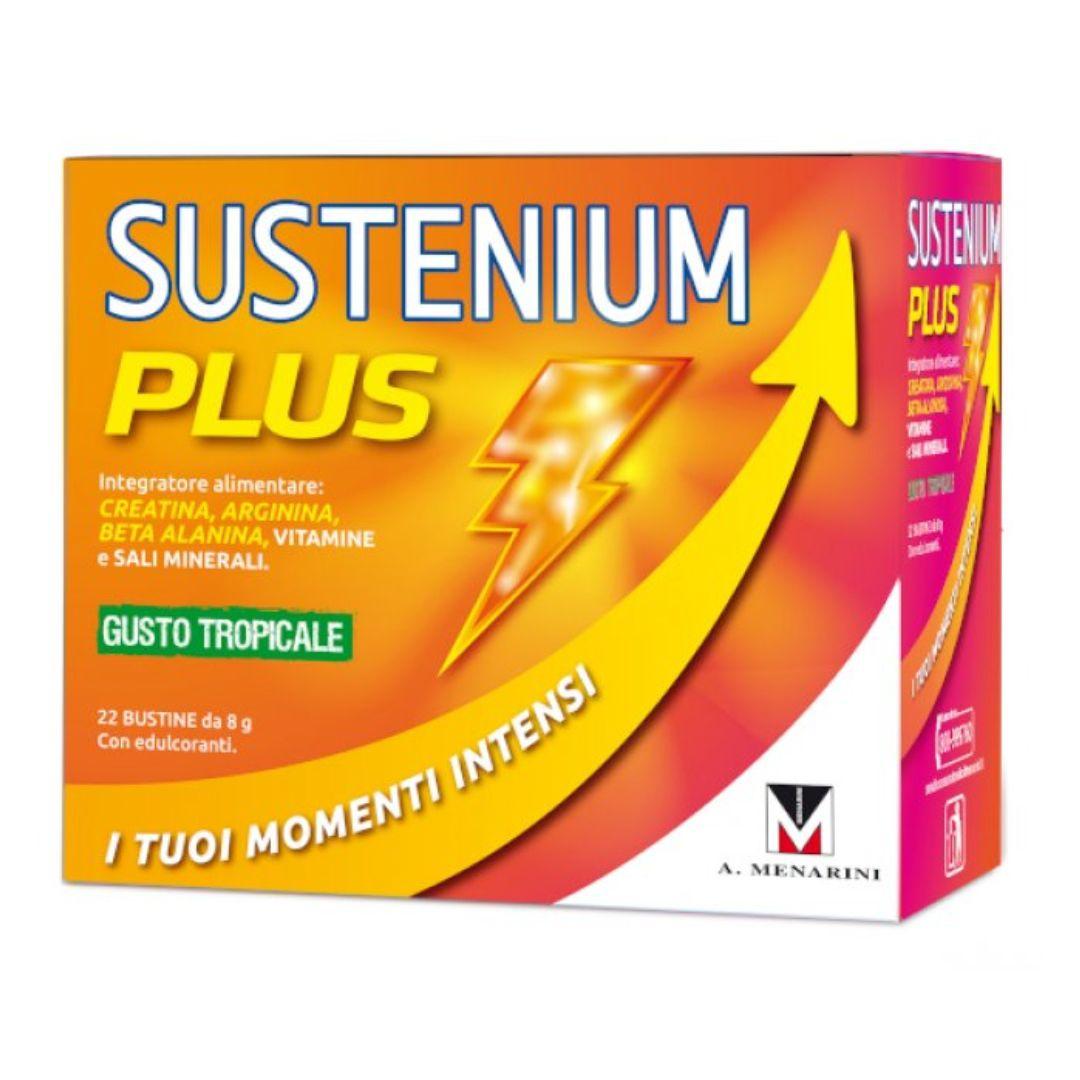 Sustenium Plus Gusto Tropicale Integratore di Sali Minerali 22 Bustine