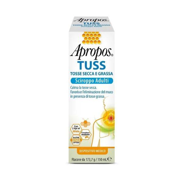 Apropos Tuss Sciroppo Per Adulti Per La Tosse Secca E Grassa 150 ml