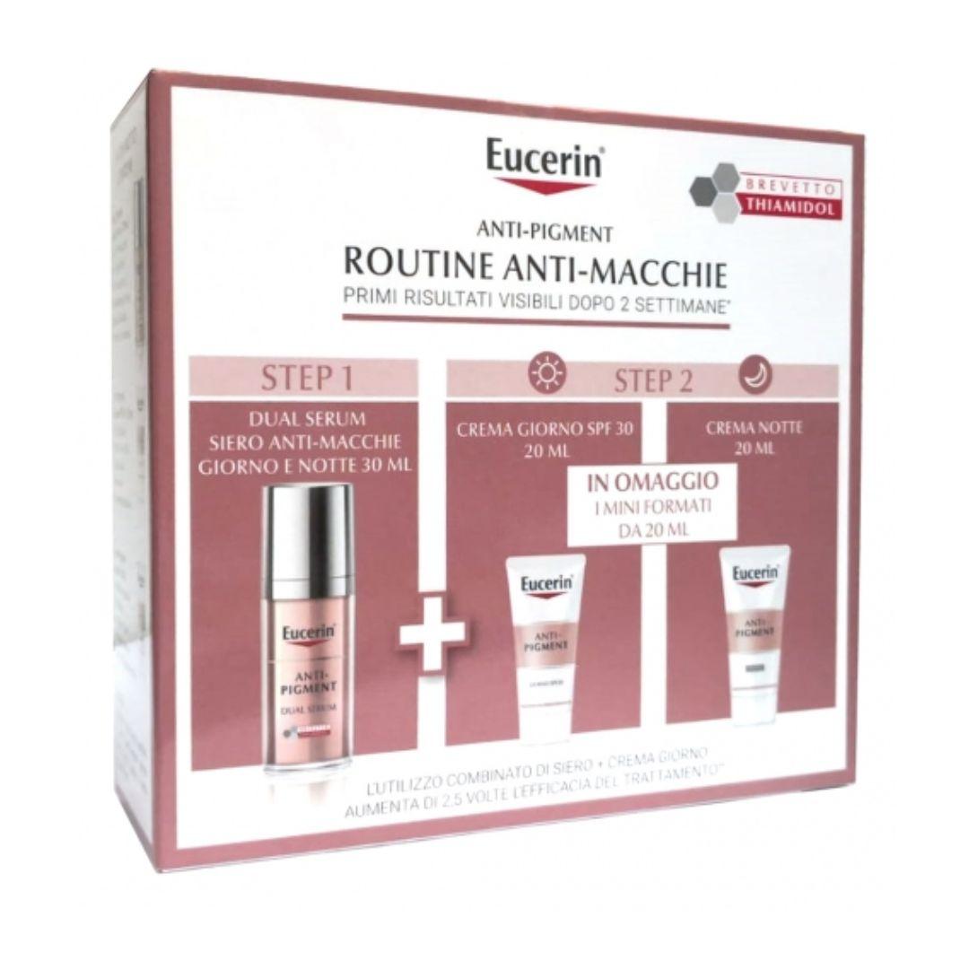 Eucerin Anti-Pigment Routine Anti Macchie Siero + Crema Giorno + Crema Notte