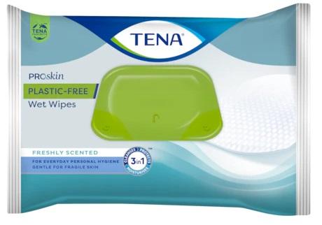 Tena Wet Wipes Salviettine Umidificate Plastic-Free 48 Pezzi