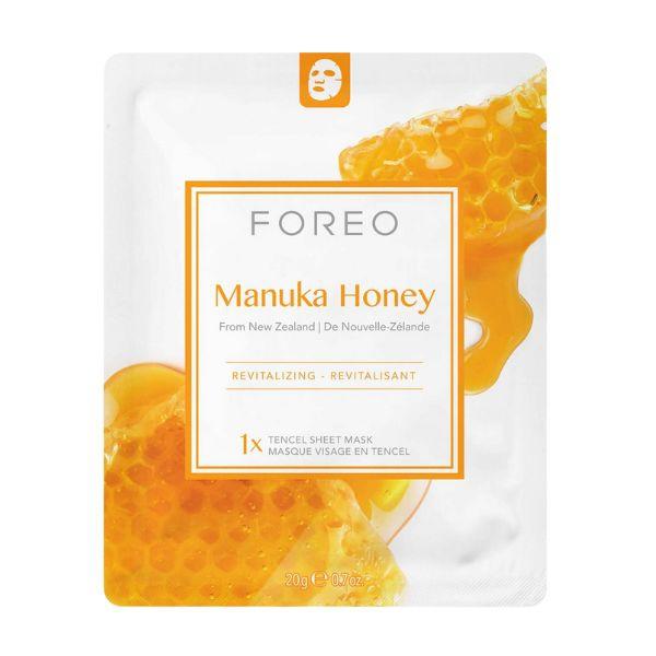 Foreo Farm To Face Sheet Maschera Viso Rivitalizzante al Miele di Manuka