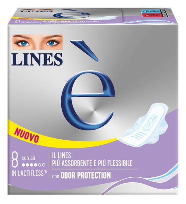 Lines Ć con Ali per Protezione Ultra 8 Pezzi