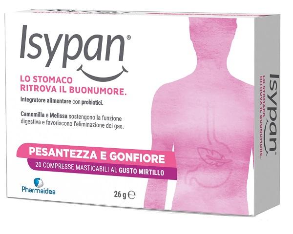 Isypan Integratore per Gonfiore e Pesantezza 20 Compresse