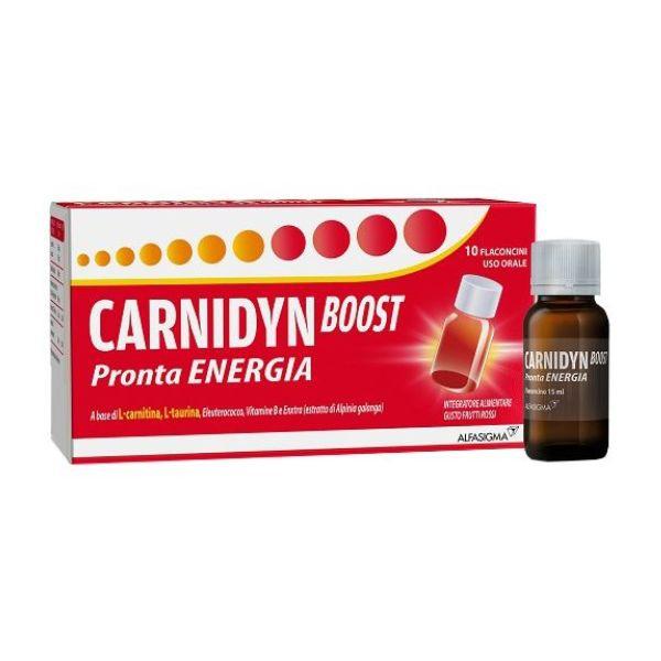Carnidyn Boost Pronta Energia Integratore Alimentare 10 Flaconcini