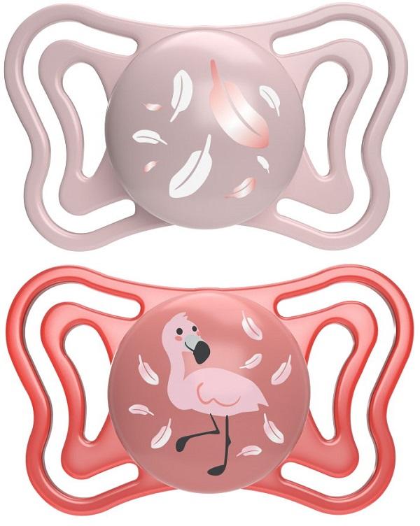 Chicco Succo Light Rosa Silicone 6-16 Mesi 2 Pezzi